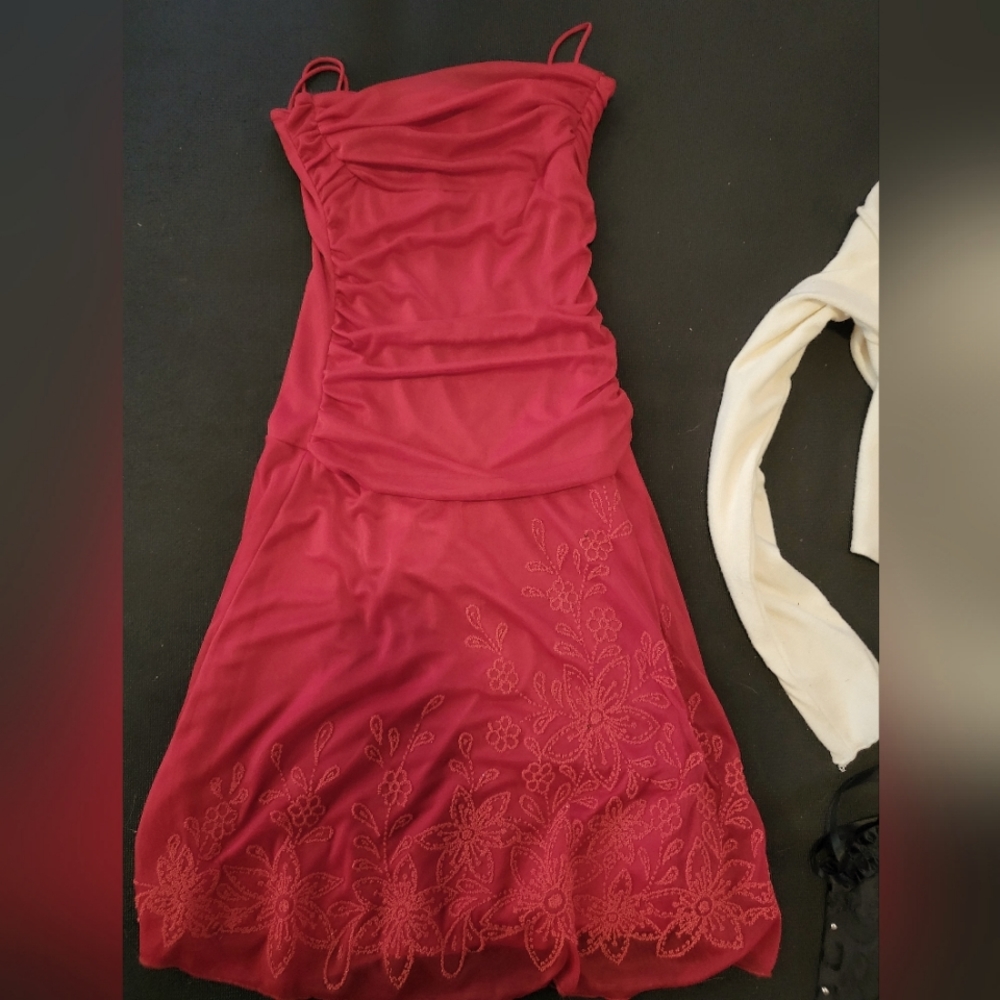 Red dress